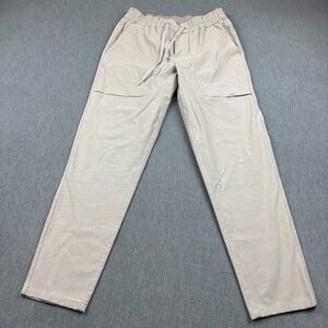 Lululemon Pants Men Medium Beige Bowline 30" Utilitech Straight Jogger M5A97S